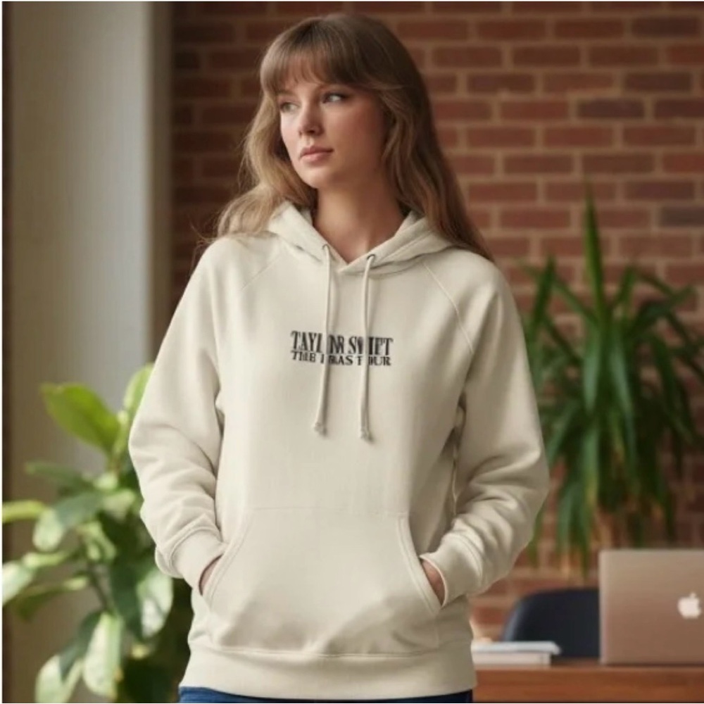 Taylor Swift Cream Hoodie